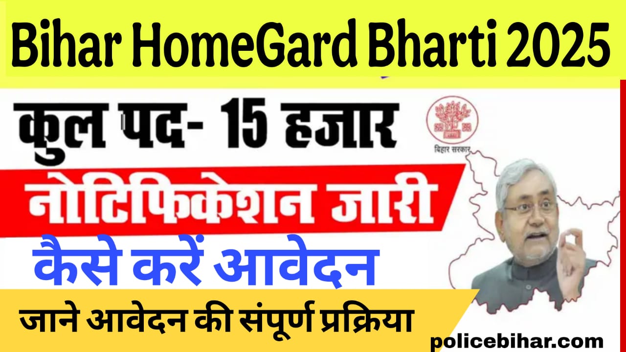 Bihar police Home Guard Vacancy 2025